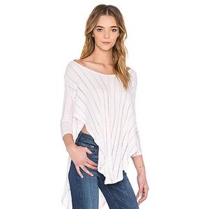 Free People ivory Astoria Hacci top